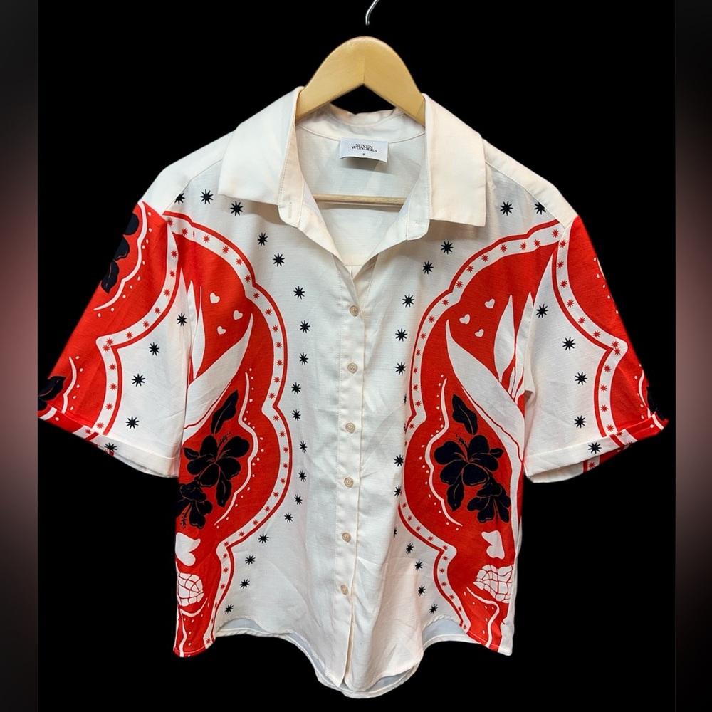 Seven Wonders Western Shirt Women Size Small